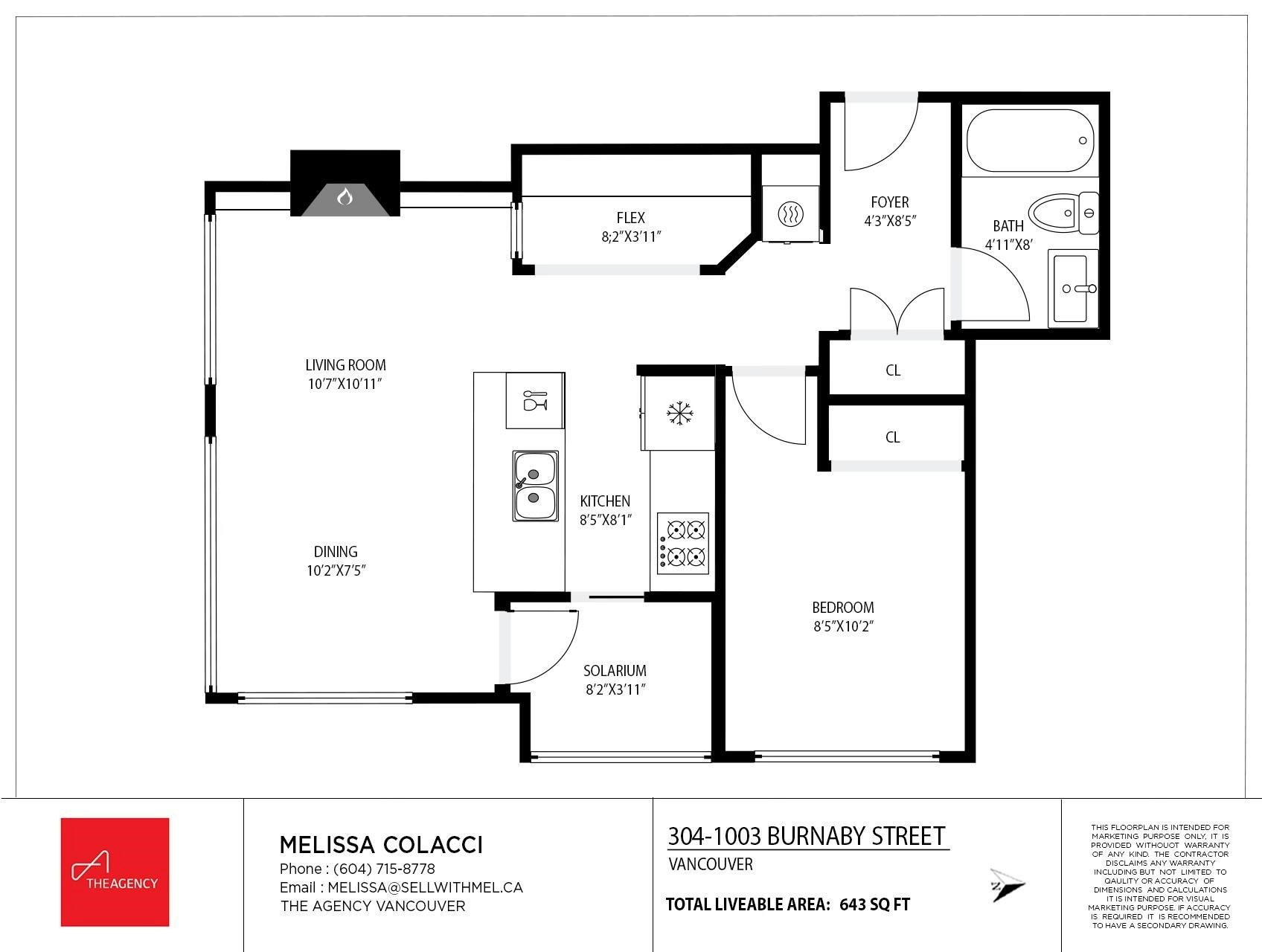304-1003 Burnaby Street, Vancouver, BC, V6E 4R7 - 40