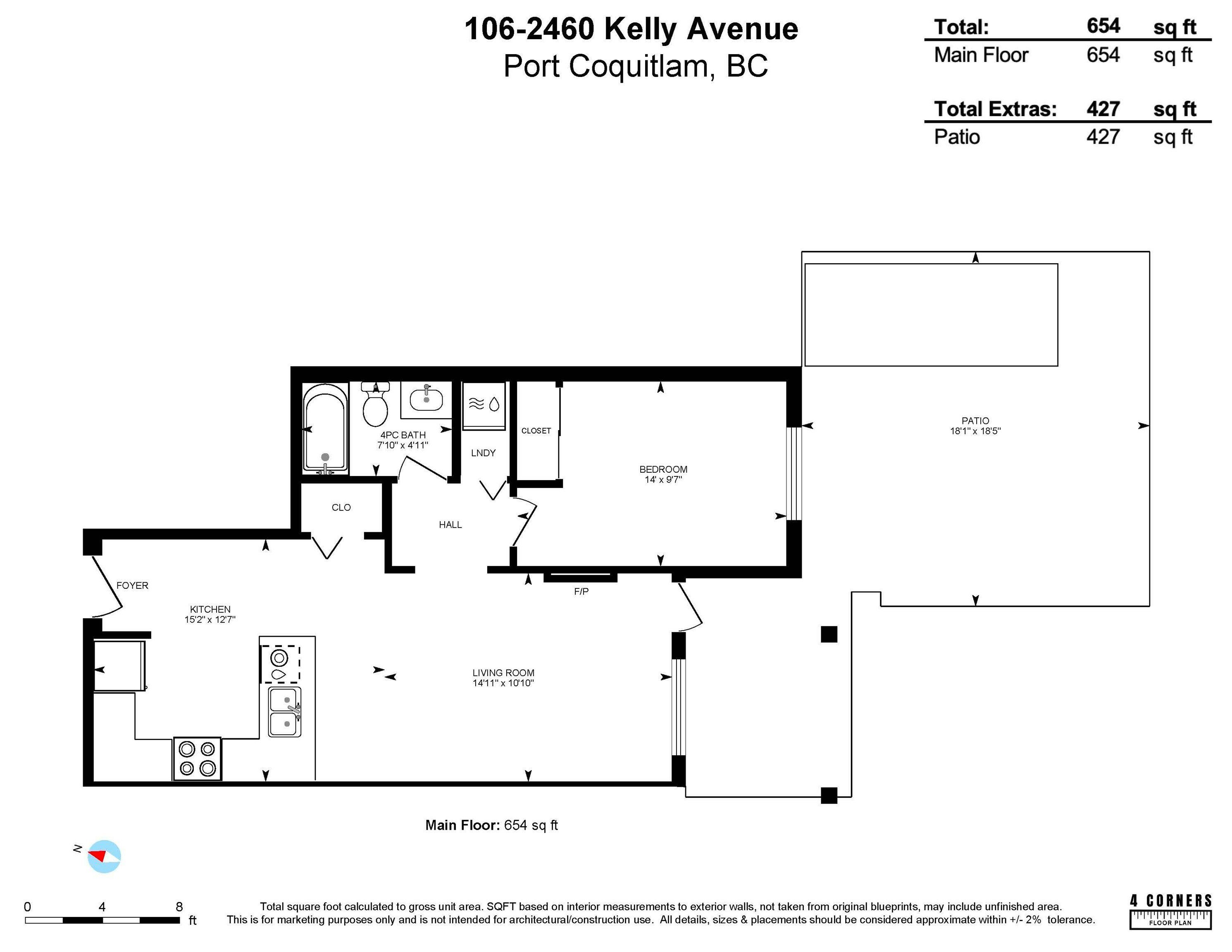106-2460 Kelly Avenue, Port Coquitlam, BC, V3C 0E3 - 39