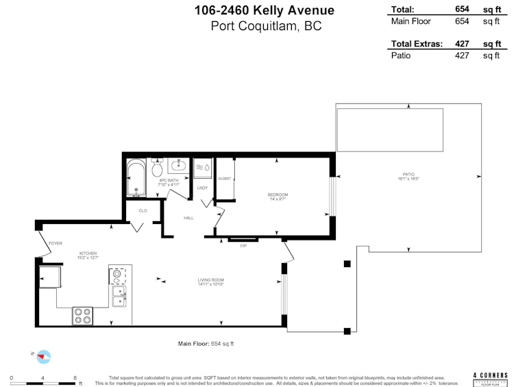 106-2460 Kelly Avenue, Port Coquitlam, BC, V3C 0E3 - 39