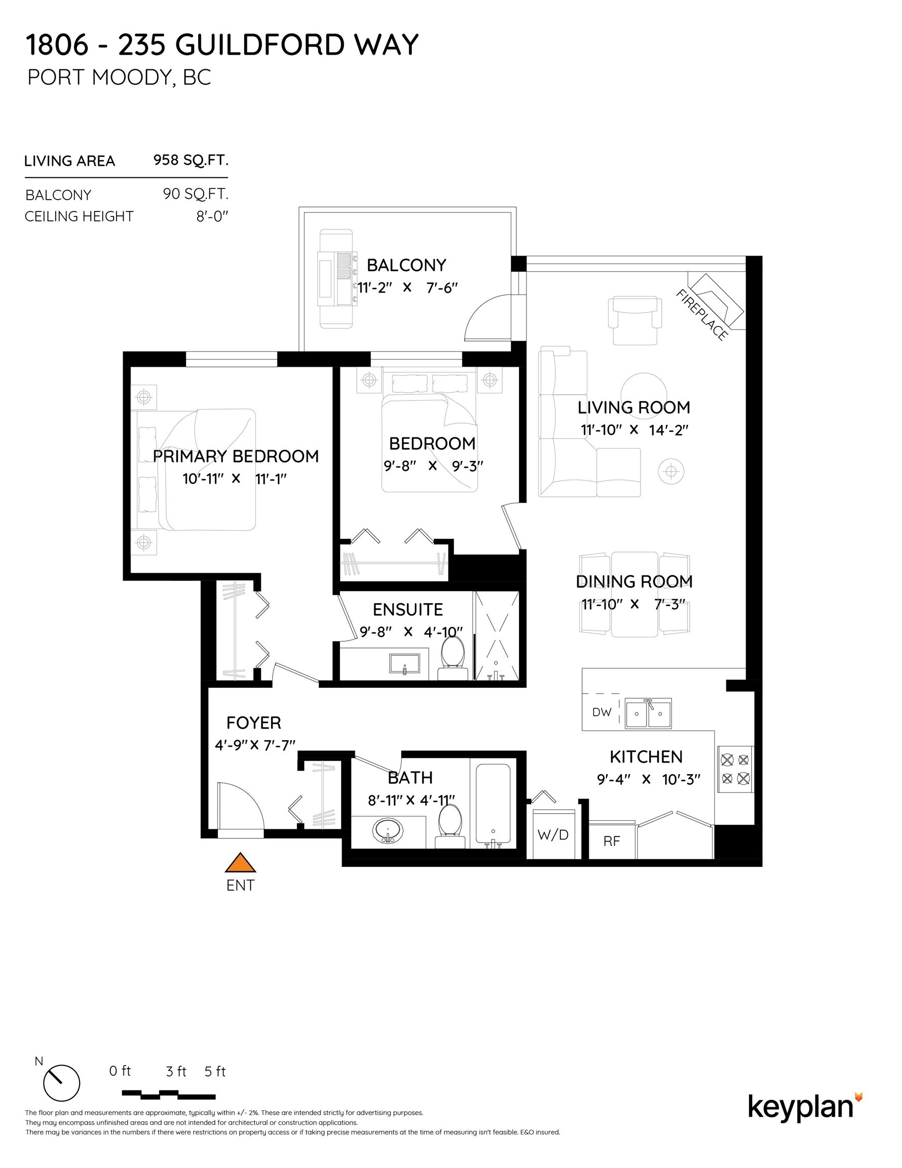 1806-235 Guildford Way, Port Moody, BC, V3H 5L8 - 40