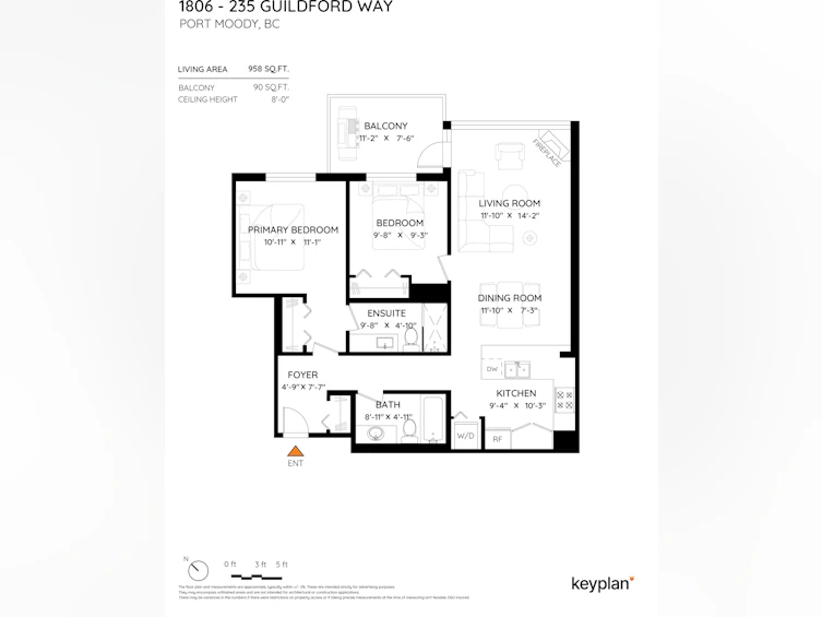 1806-235 Guildford Way, Port Moody, BC, V3H 5L8 - 40
