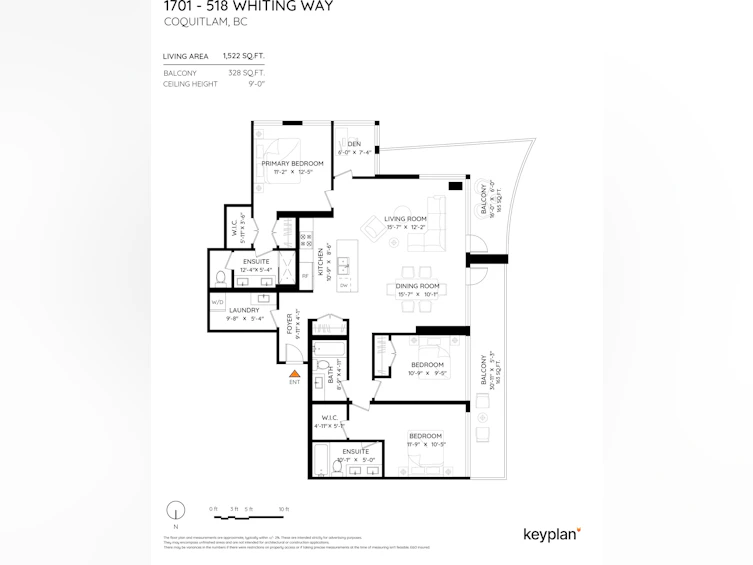 1701-518 Whiting Way, Coquitlam, BC, V3J 0H7 - 40