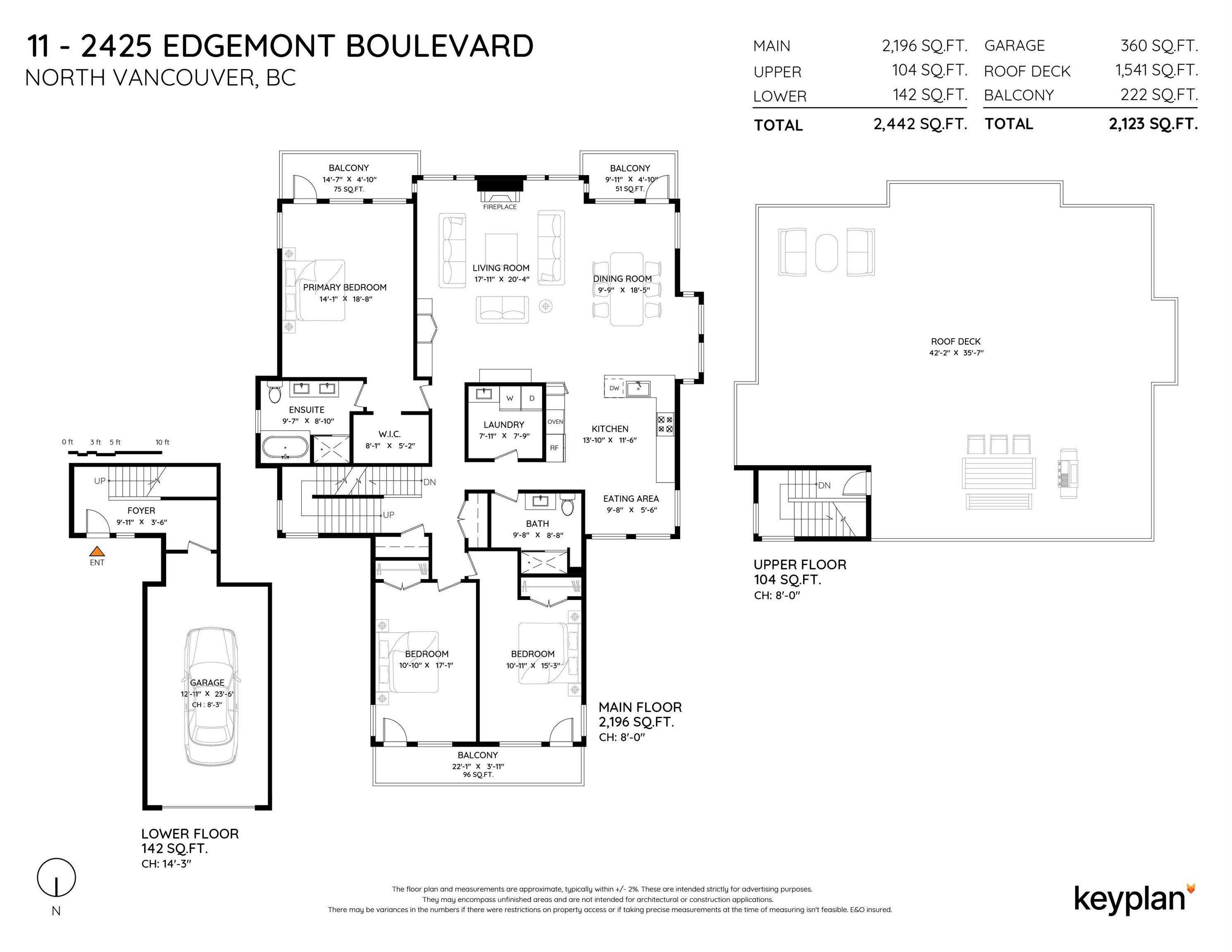 11-2425 Edgemont Boulevard, North Vancouver, BC, V7P 2L2 - 2