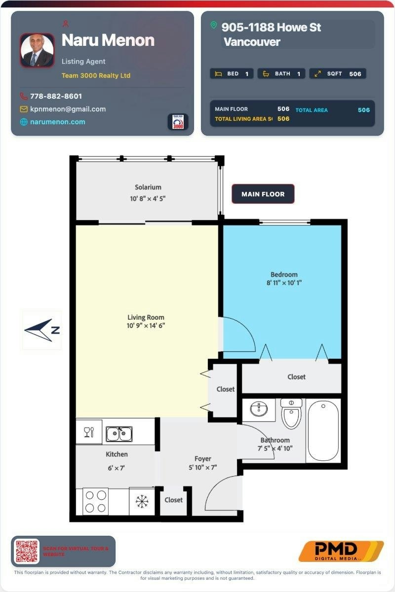 905-1188 Howe Street, Vancouver, BC, V6Z 2S8