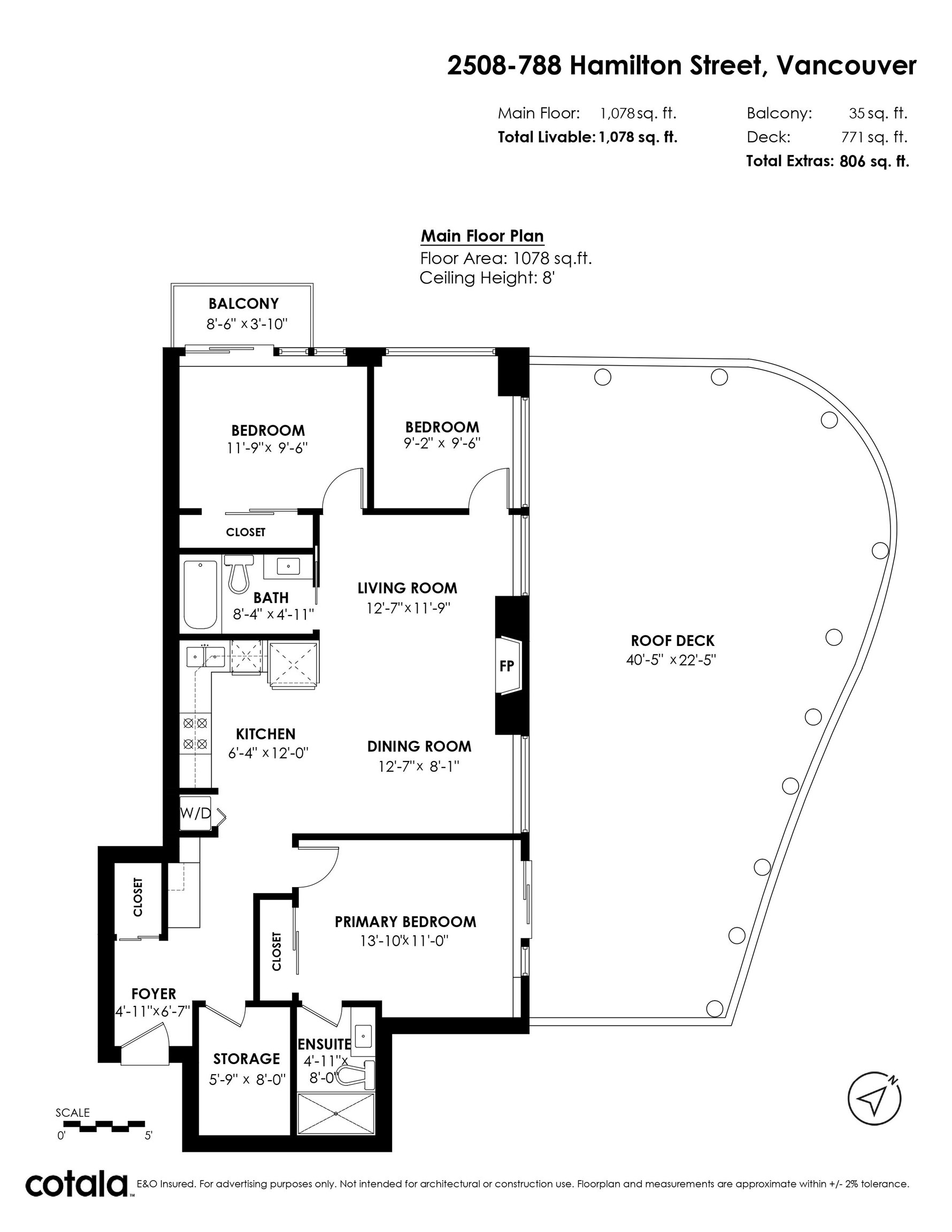 2508-788 Hamilton Street, Vancouver, BC, V6B 0E9 - 22