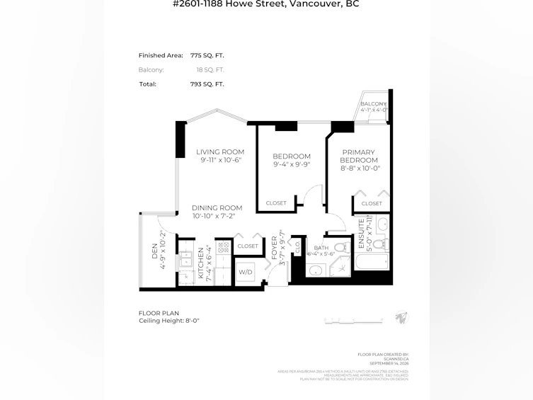 2601-1188 Howe Street, Vancouver, BC, V6Z 2S8 - 40