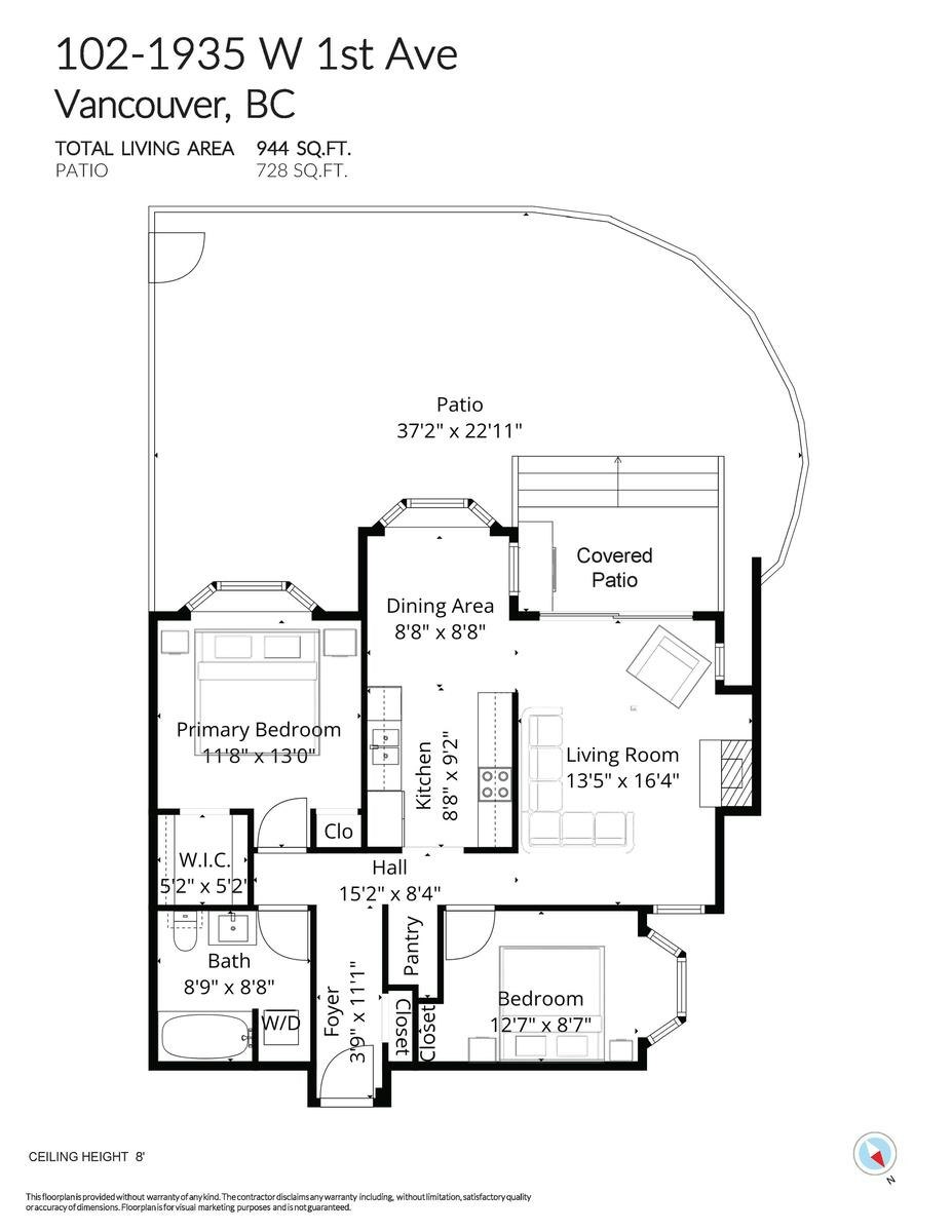 102-1935 W 1st Avenue, Vancouver, BC, V6J 1G7 - 21