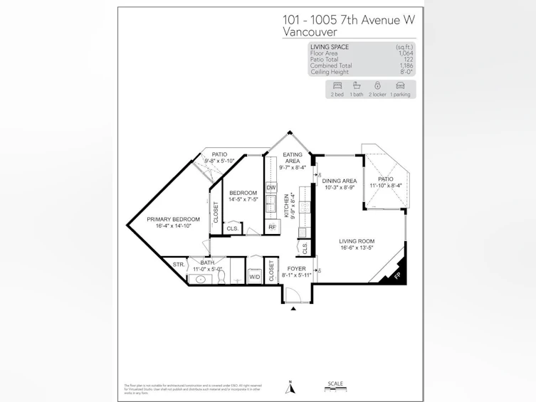 101-1005 W 7th Avenue, Vancouver, BC, V6H 1B2 - 17