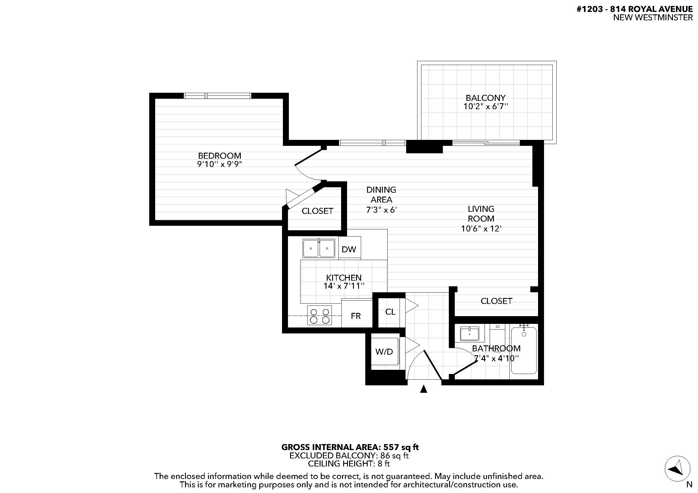 1203-814 Royal Avenue, New Westminster, BC, V3M 1J9 - 27
