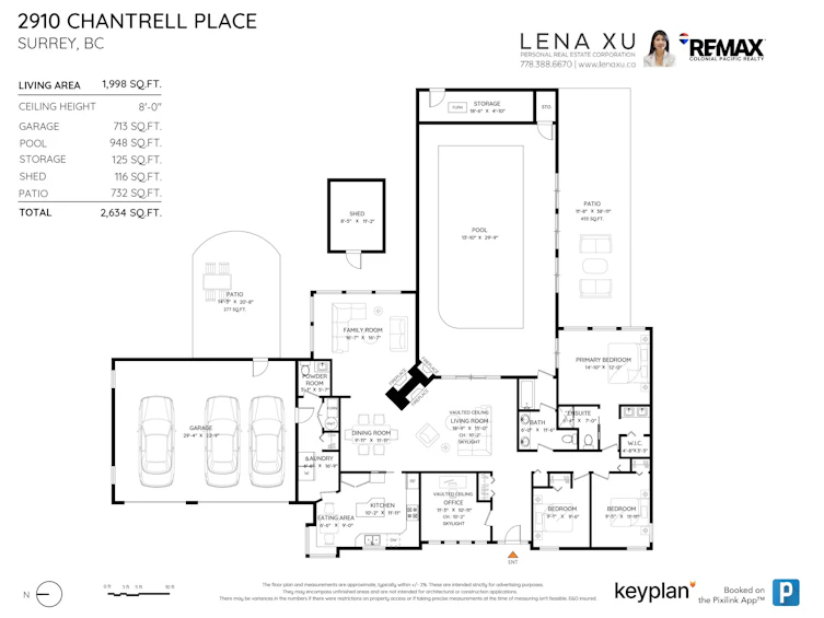 2910 Chantrell Place, Surrey, BC, V4A 4A5 - 2