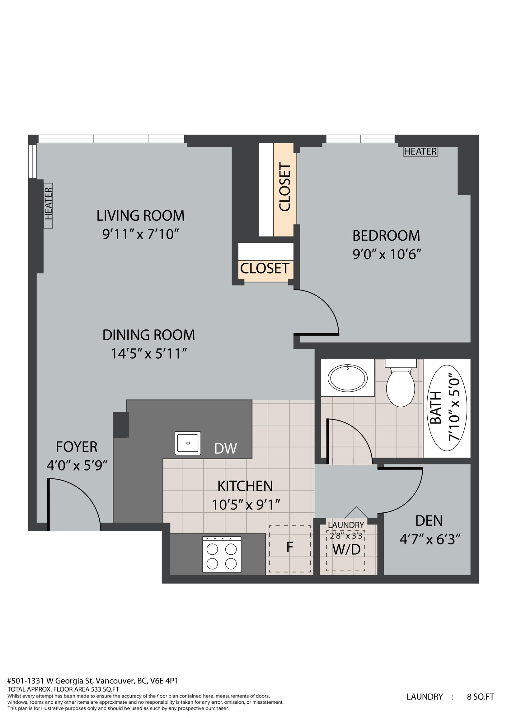 501-1331 W Georgia Street, Vancouver, BC, V6E 4P1 - 26