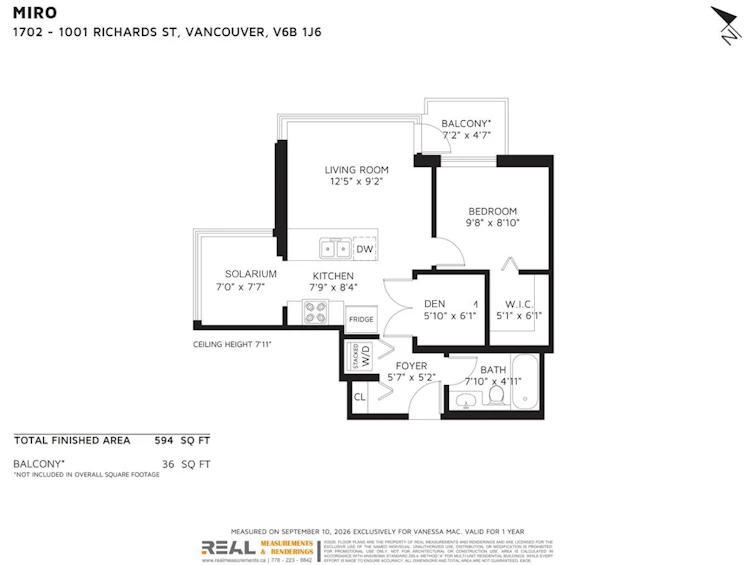 1702-1001 Richards Street, Vancouver, BC, V6B 1J6 - 31