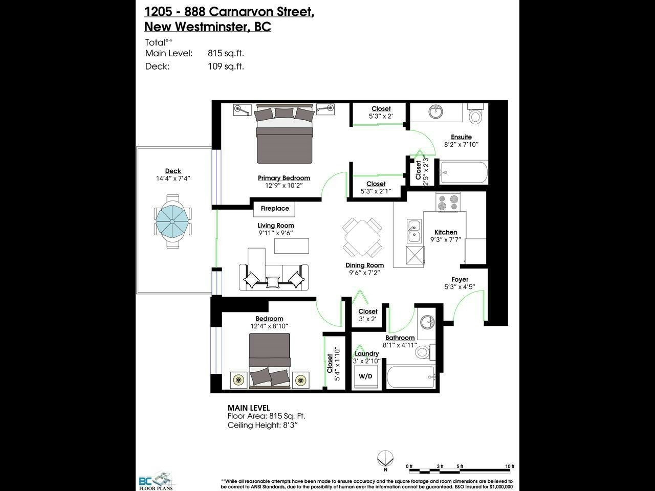 1205-888 Carnarvon Street, New Westminster, BC, V3M 0C6 - 2