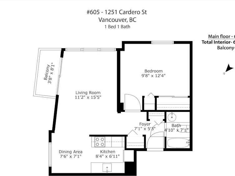605-1251 Cardero Street, Vancouver, BC, V6G 2H9 - 24