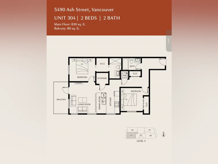 304-5490 Ash Street, Vancouver, BC, V5Z 3G6 - 8