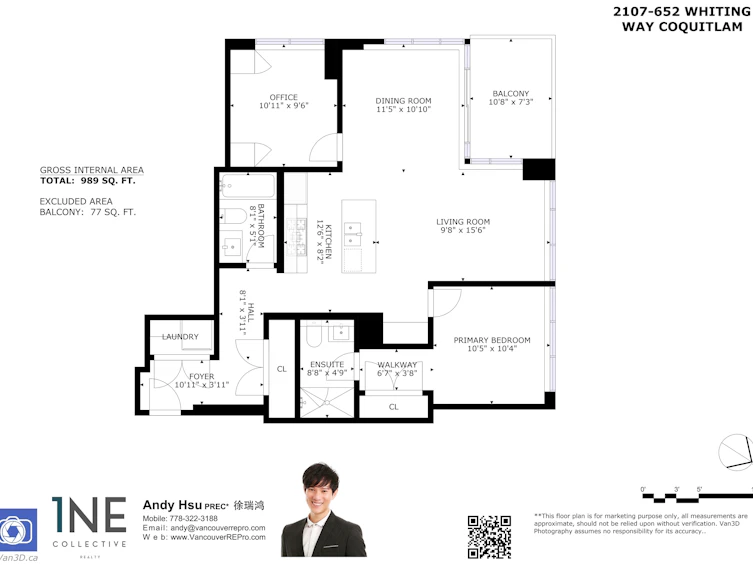 2107-652 Whiting Way, Coquitlam, BC, V3J 0K3 - 3
