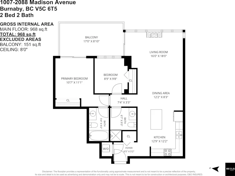1007-2088 Madison Avenue, Burnaby, BC, V5C 6T5 - 34