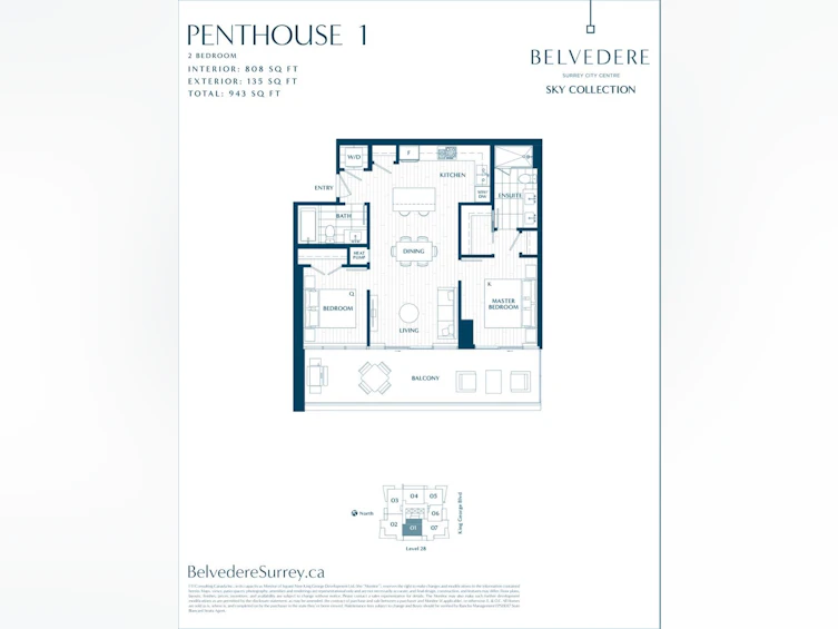 2801-9675 King George Boulevard, Surrey, BC, V3T 0T7 - 33