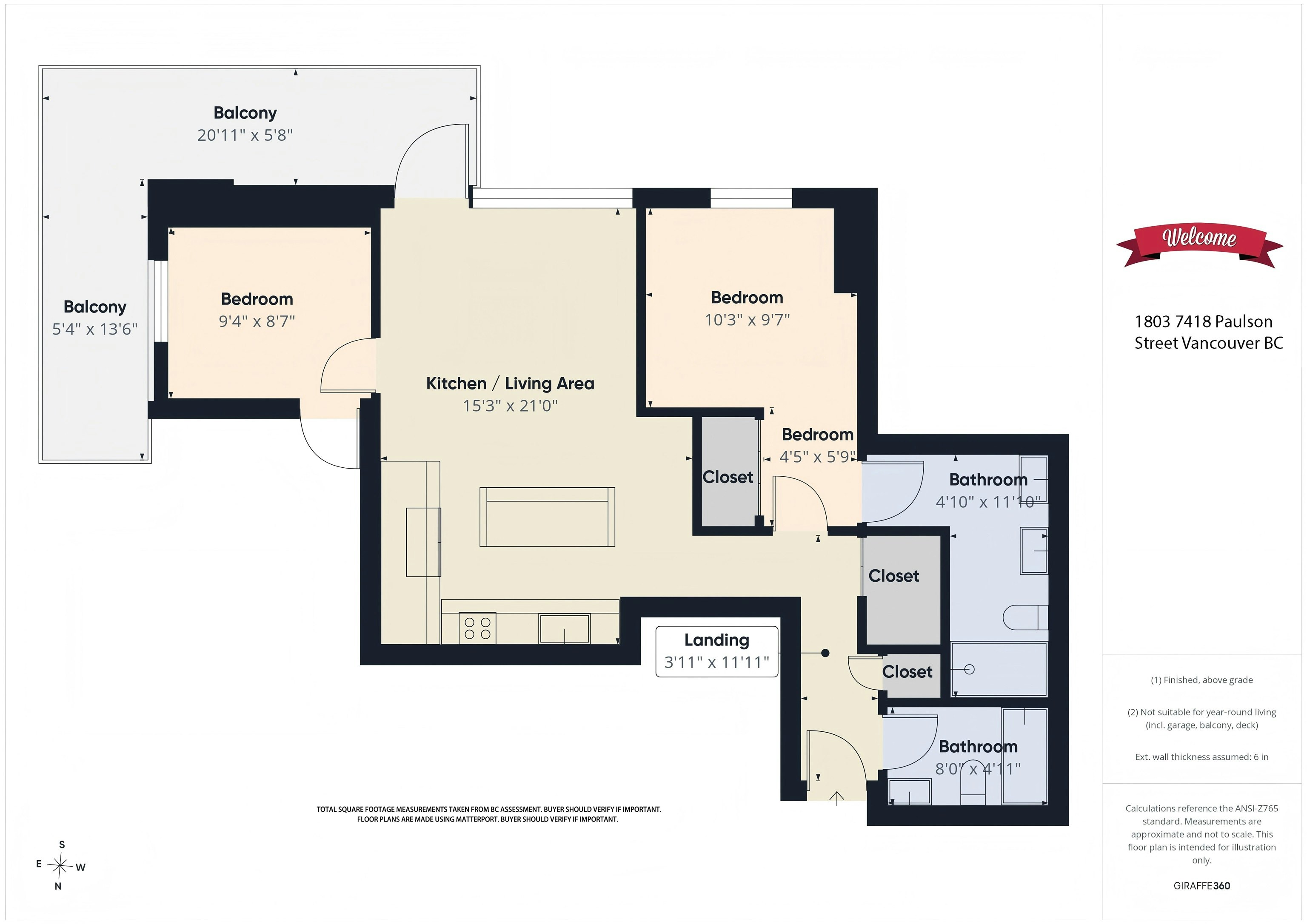 1803-7418 Paulson Street, Vancouver, BC, V6P 0K2 - 2