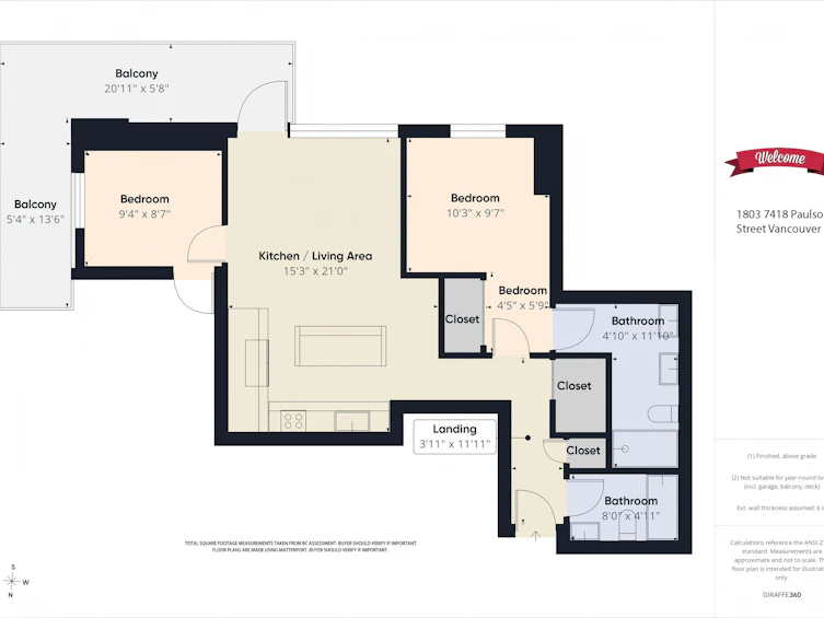 1803-7418 Paulson Street, Vancouver, BC, V6P 0K2 - 2