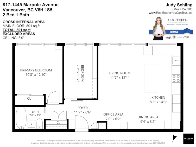 817-1445 Marpole Avenue, Vancouver, BC, V6H 1S5 - 40