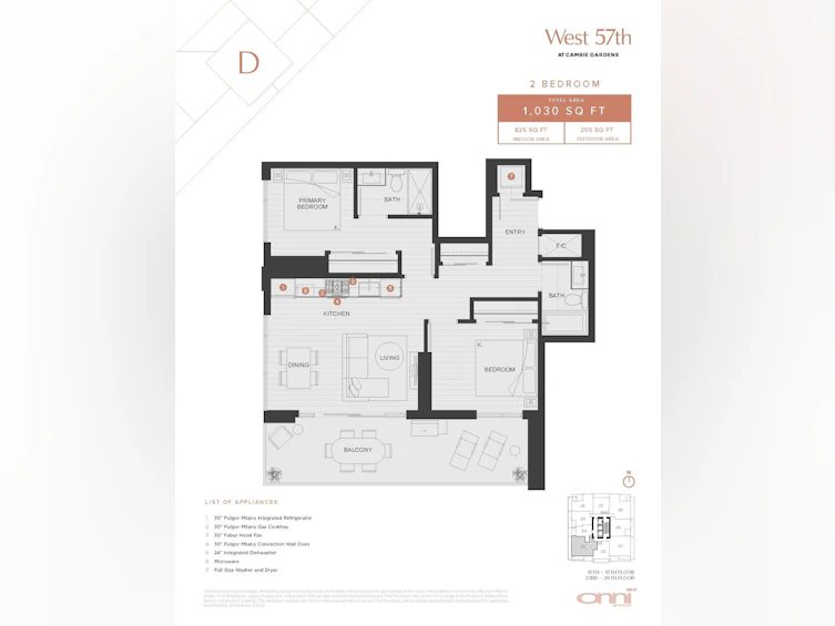 1103-688 W 57th Avenue, Vancouver, BC, V6P 6P5 - 5