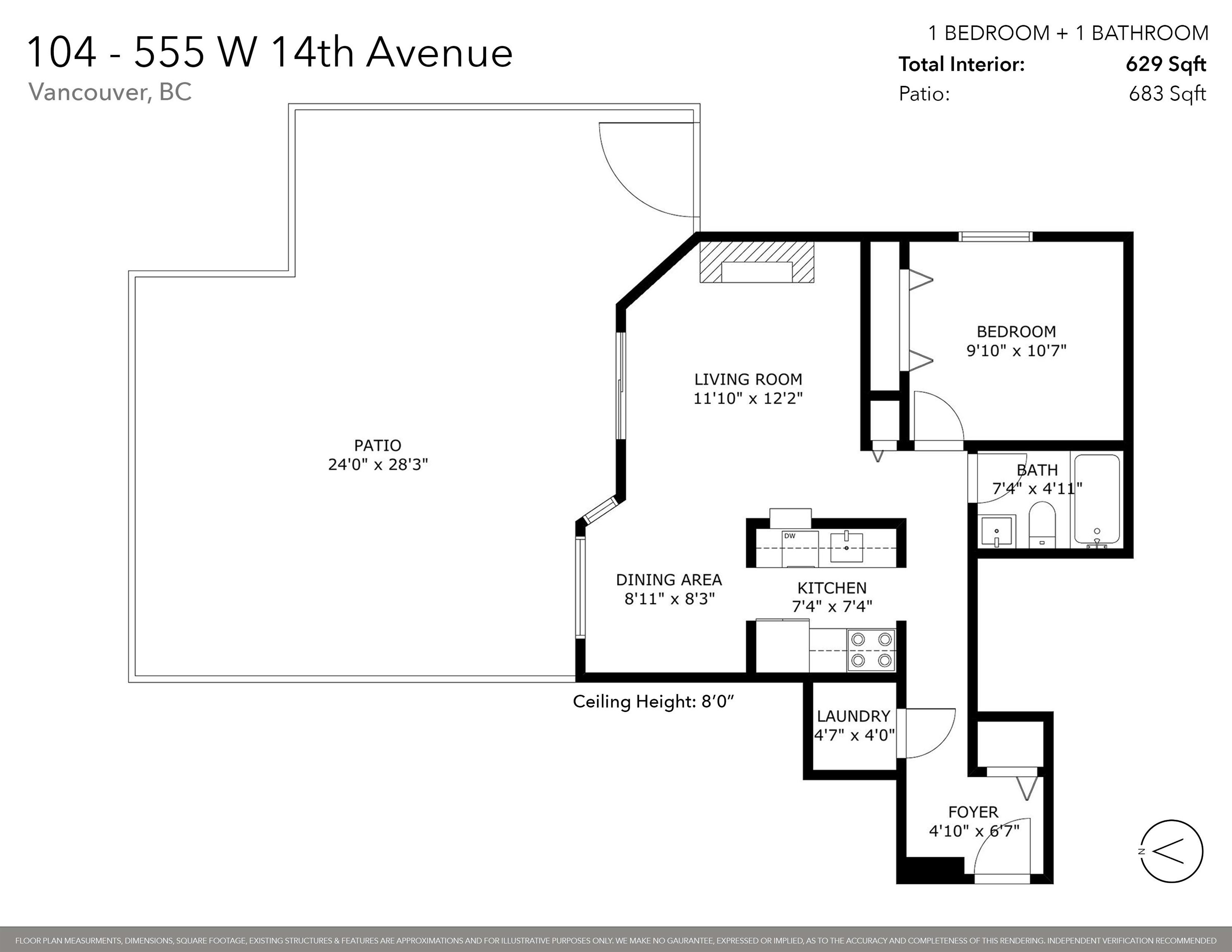104-555 W 14th Avenue, Vancouver, BC, V5Z 4G8 - 16