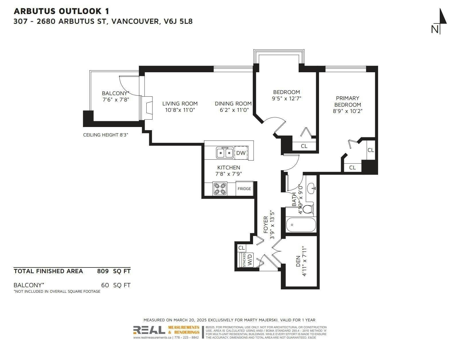 307-2680 Arbutus Street, Vancouver, BC, V6J 5L8 - 2