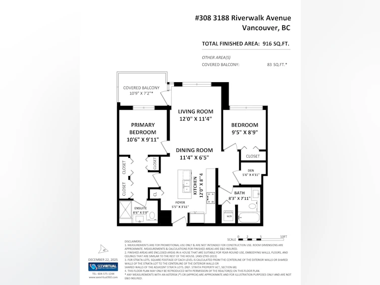 308-3188 Riverwalk Avenue, Vancouver, BC, V5S 0E7 - 31