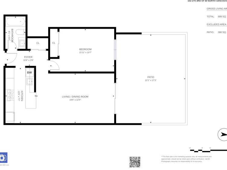 102-270 W 3rd Street, North Vancouver, BC, V7M 1G1 - 18