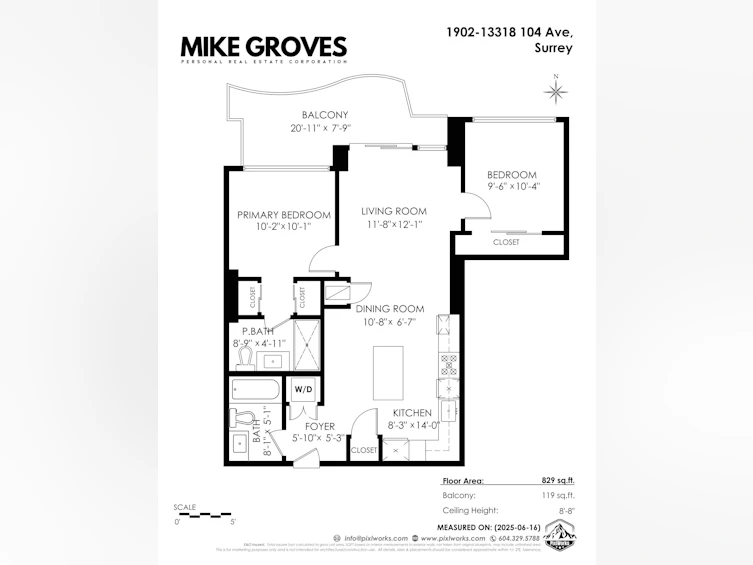 1902-13318 104 Avenue, Surrey, BC, V3T 0R2 - 20