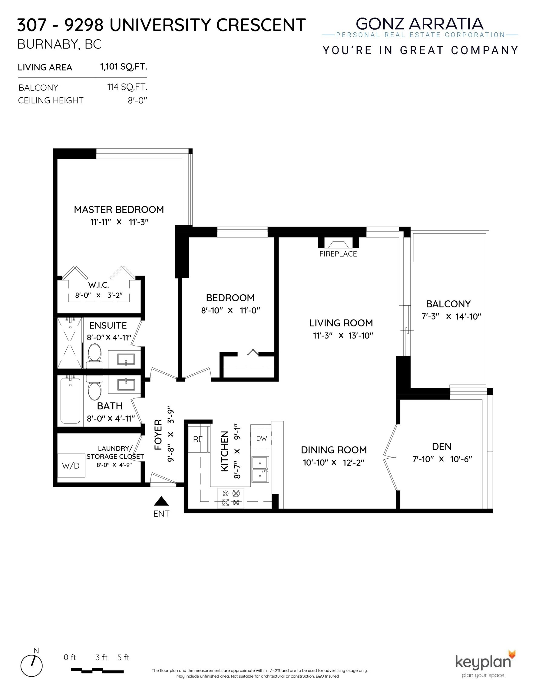 307-9298 University Crescent, Burnaby, BC, V5A 4X8