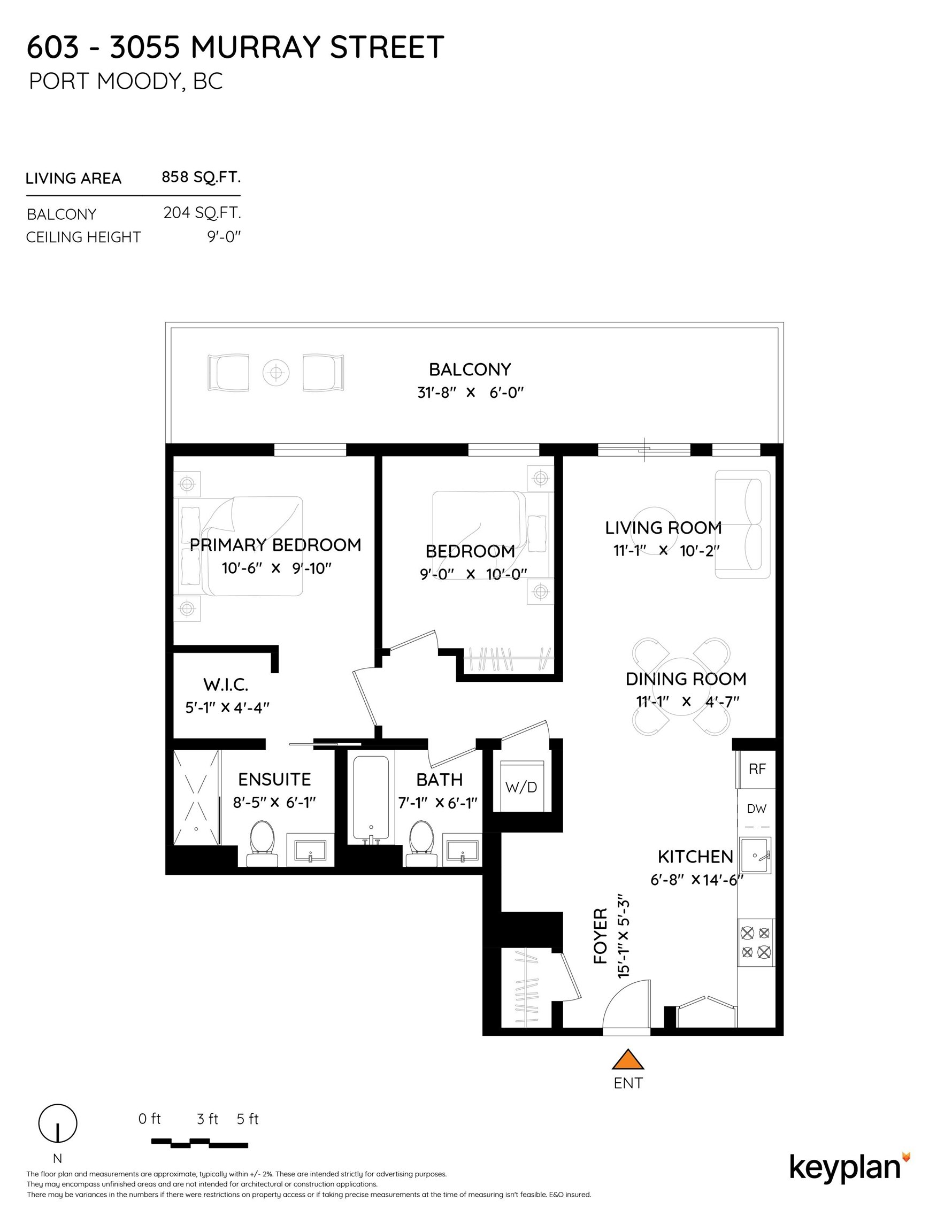 603-3055 Murray Street, Port Moody, BC, V3H 0P4 - 37