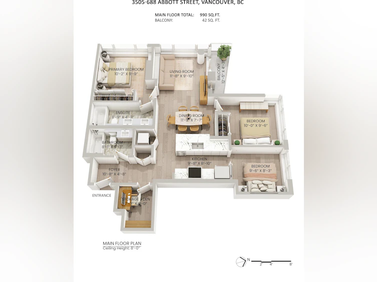 3505-688 Abbott Street, Vancouver, BC, V6B 0B9 - 38