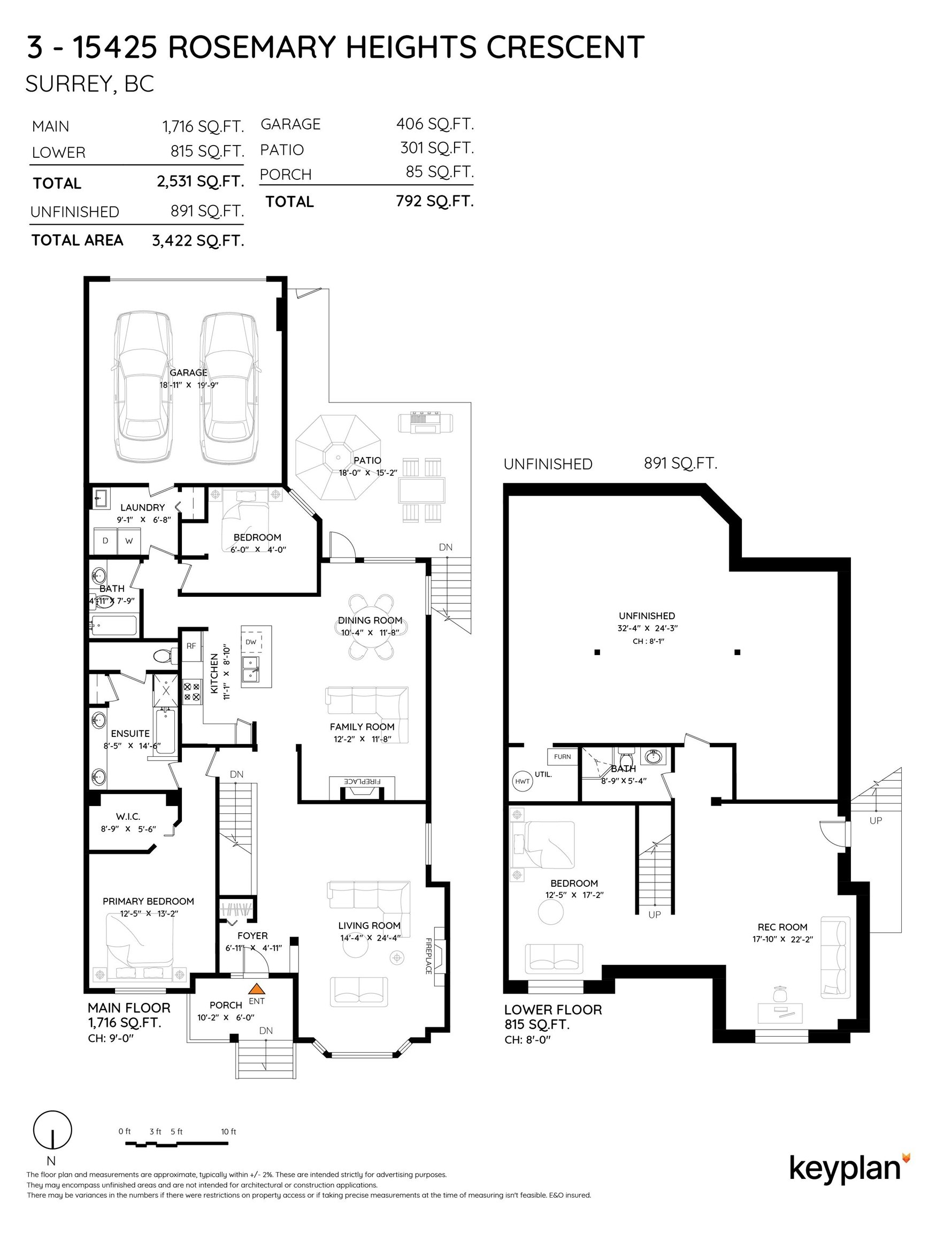 3-15425 Rosemary Heights Crescent, Surrey, BC, V3Z 0S7 - 37
