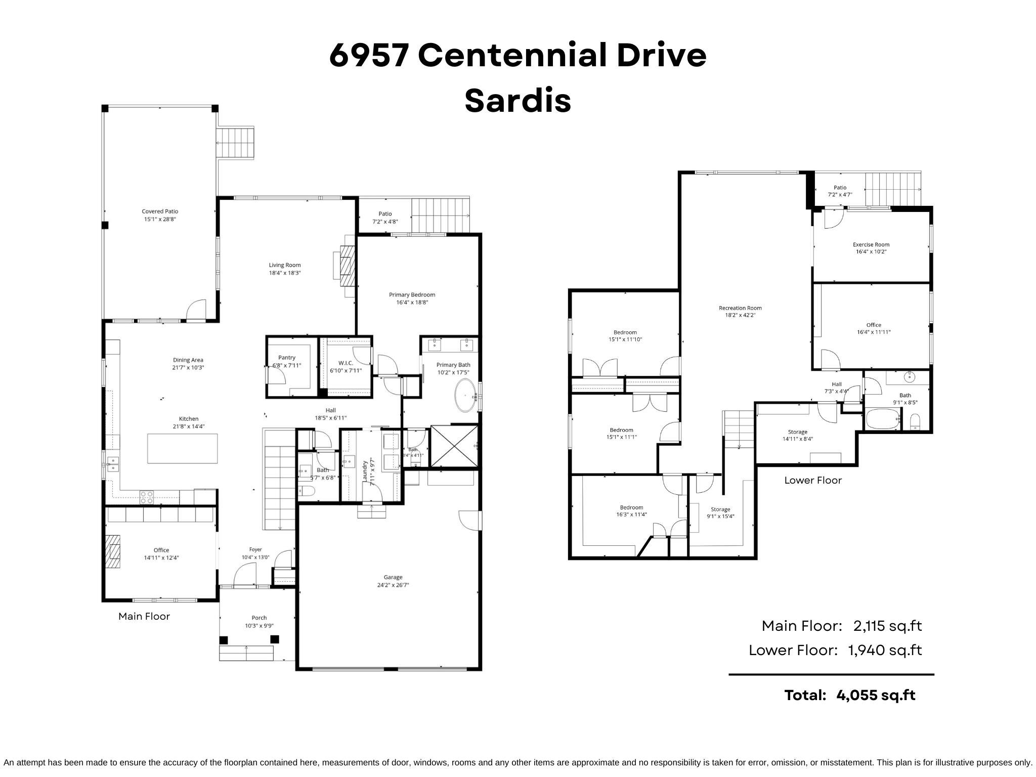 6957 Centennial Drive, Chilliwack, BC, V2R 1J7 - 6