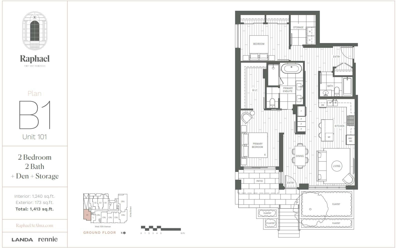 101-3668 W 10th Avenue - 2