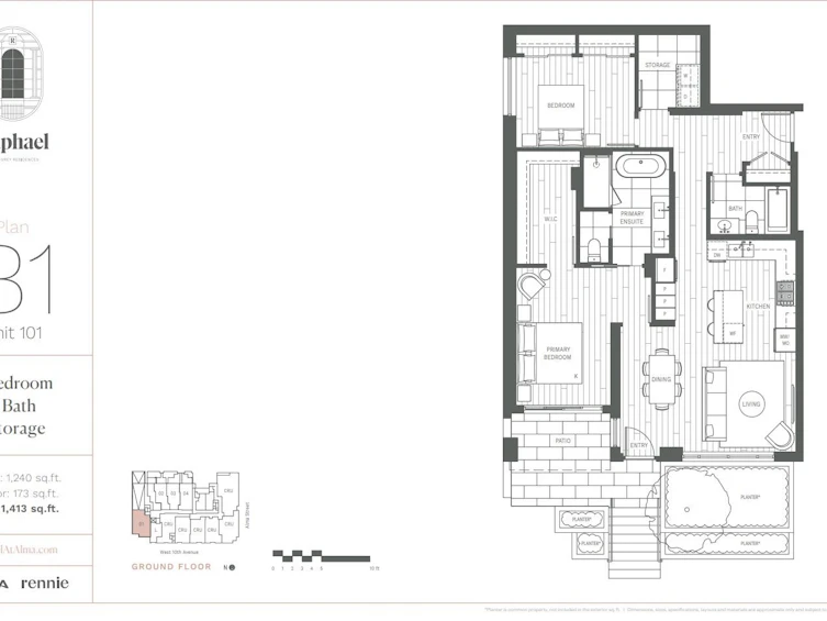 101-3668 W 10th Avenue, Vancouver, BC, V6R 0G4 - 2