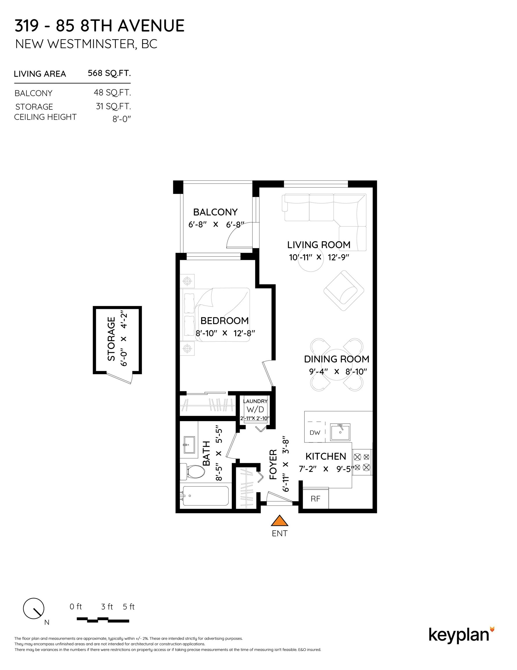 319-85 Eighth Avenue, New Westminster, BC, V3L 0E9 - 5