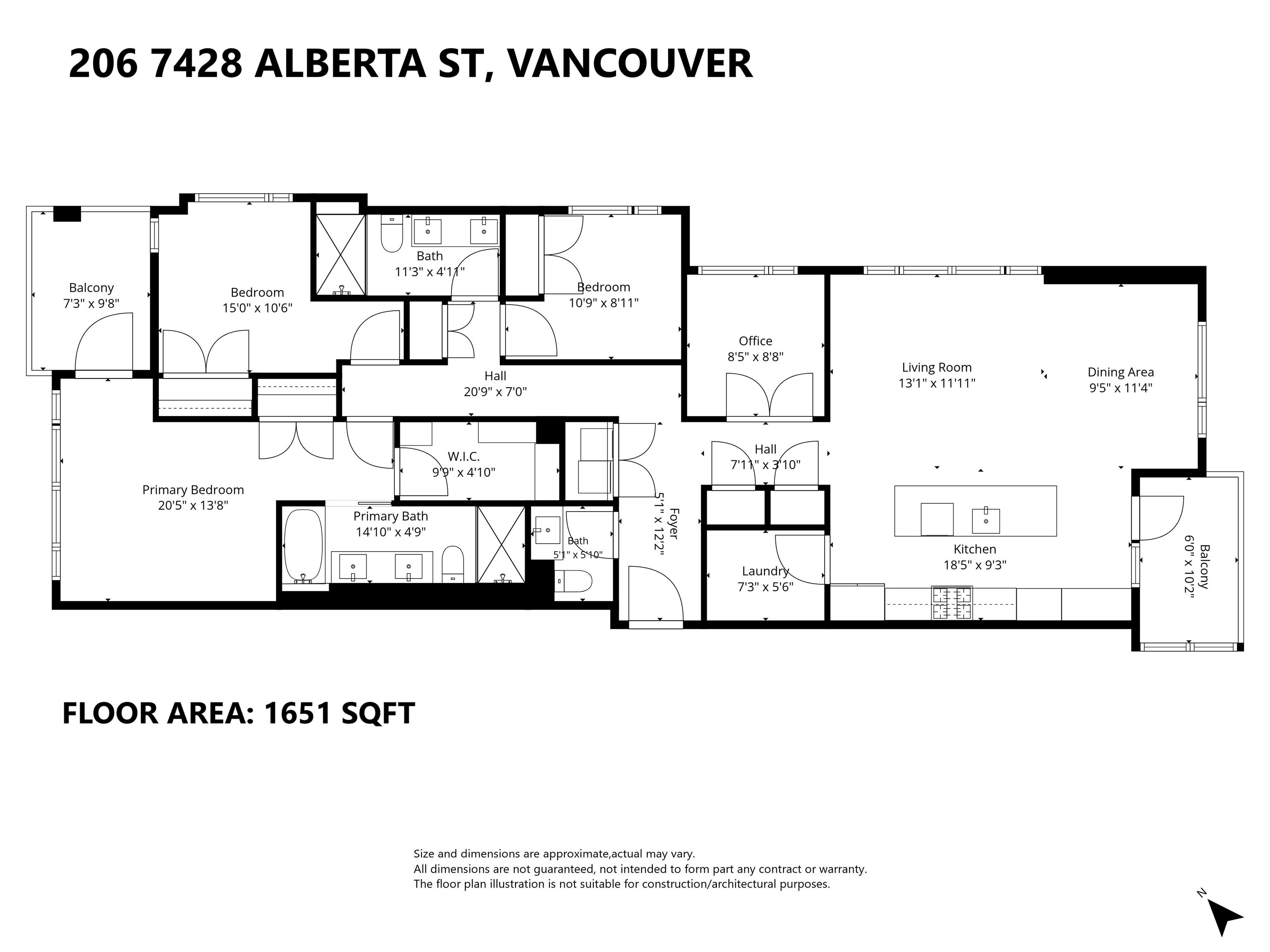 206-7428 Alberta Street, Vancouver, BC, V5X 0J5 - 40