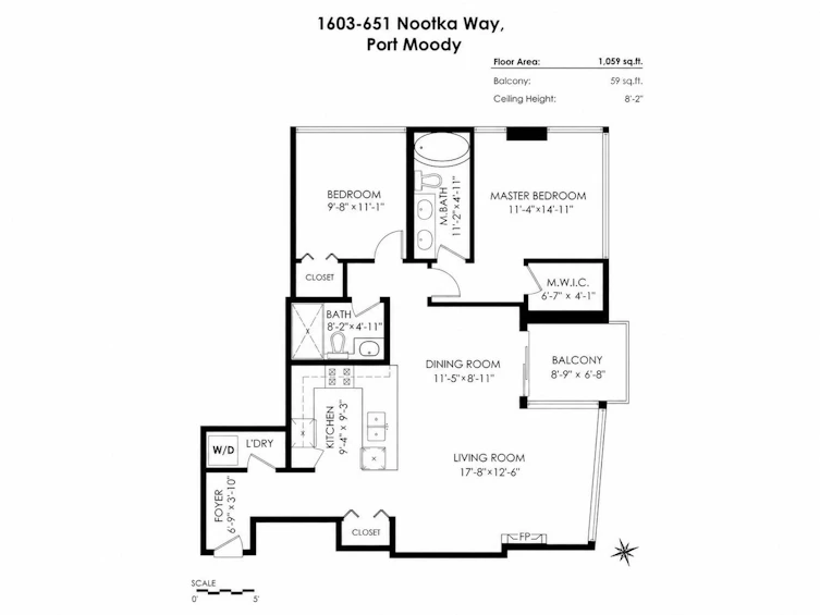 1603-651 Nootka Way, Port Moody, BC, V3H 0A1 - 31