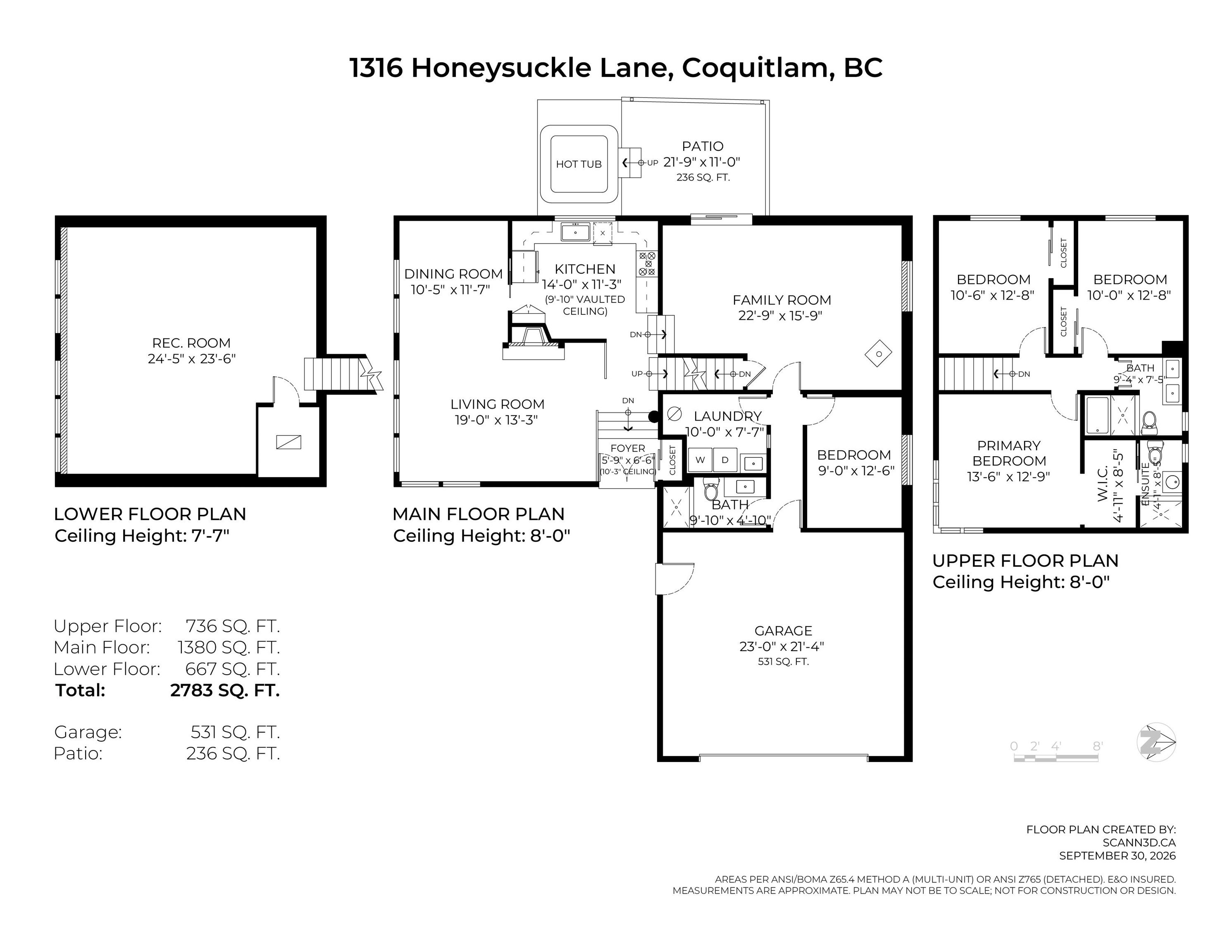 1316 Honeysuckle Lane, Coquitlam, BC, V3E 2H9
