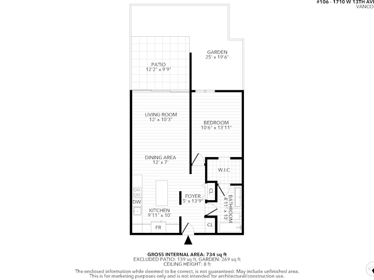 106-1710 W 13th Avenue, Vancouver, BC, V6J 2H1 - 24