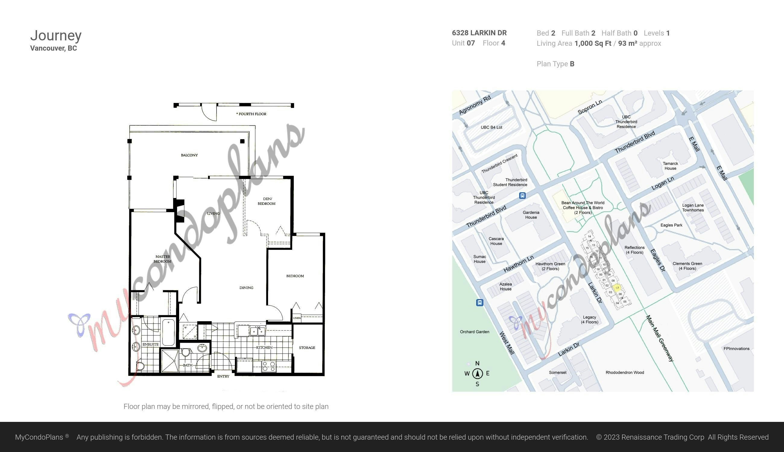 402-6328 Larkin Drive, Vancouver, BC, V6T 2K2 - 2