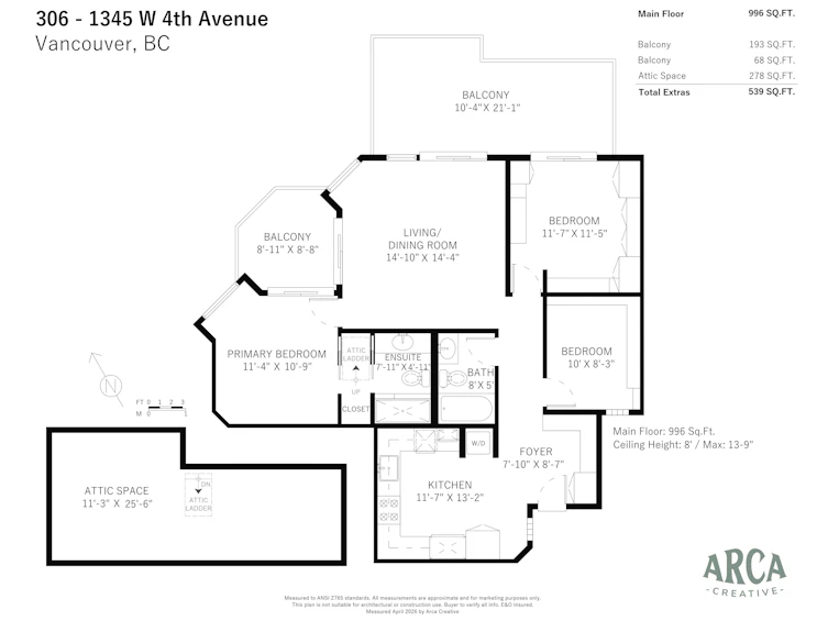 306-1345 W 4th Avenue, Vancouver, BC, V6H 3Y8 - 24