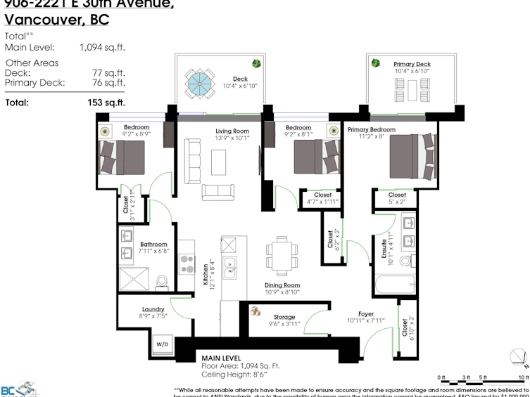 906-2221 E 30th Avenue, Vancouver, BC, V5N 0G6 - 2