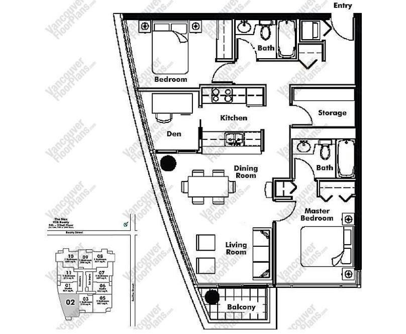 3102-928 Beatty Street, Vancouver, BC, V6Z 3G6 - 26
