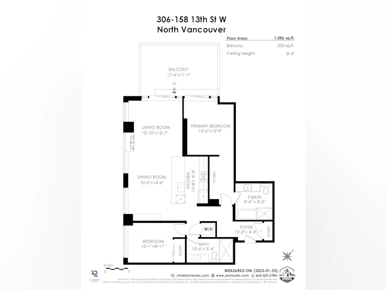 306-158 W 13th Street, North Vancouver, BC, V7M 0A7 - 33