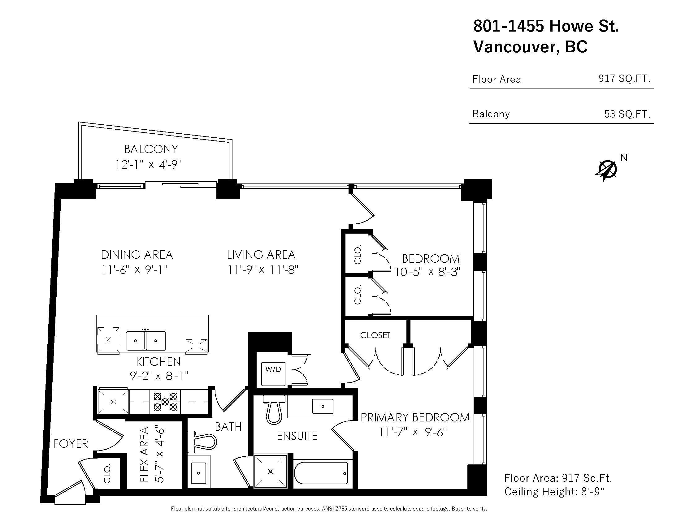 801-1455 Howe Street, Vancouver, BC, V6Z 1C2 - 30