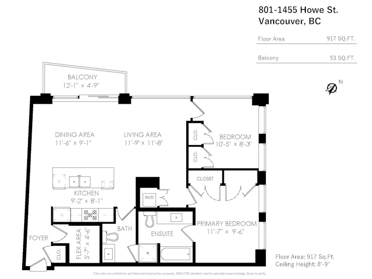 801-1455 Howe Street, Vancouver, BC, V6Z 1C2 - 30